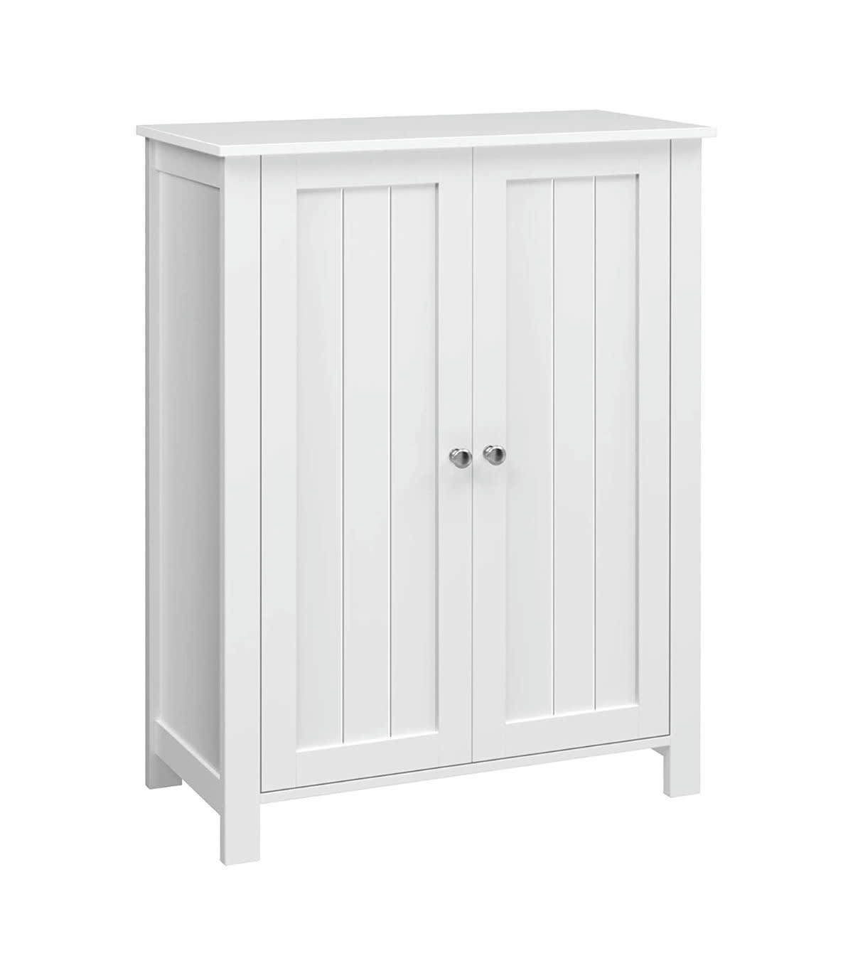 - Meuble de rangement salle de bain avec 2 portes - L60 cm
