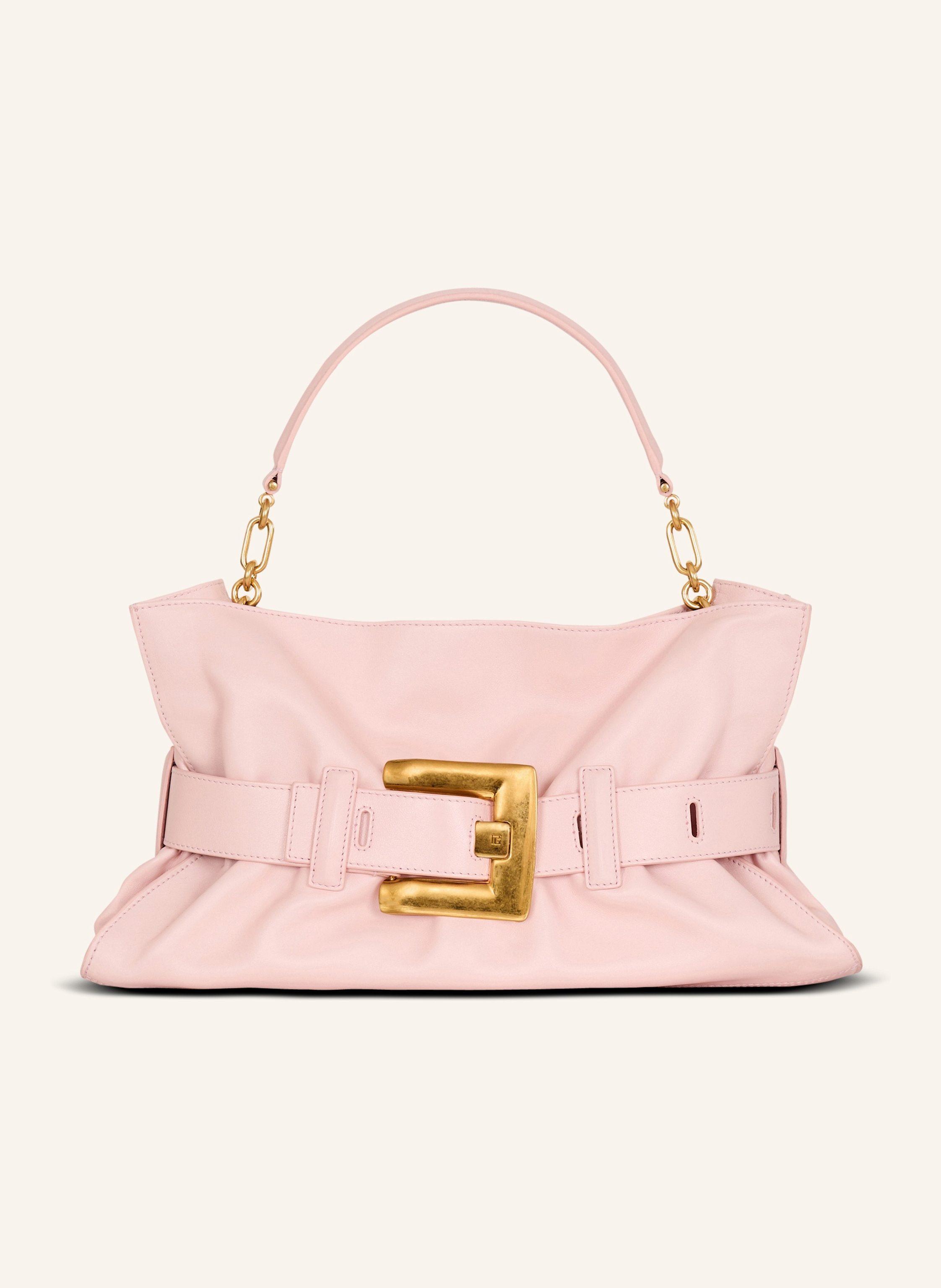 BALMAIN Mittelgroße Anthem Tasche aus Glattleder