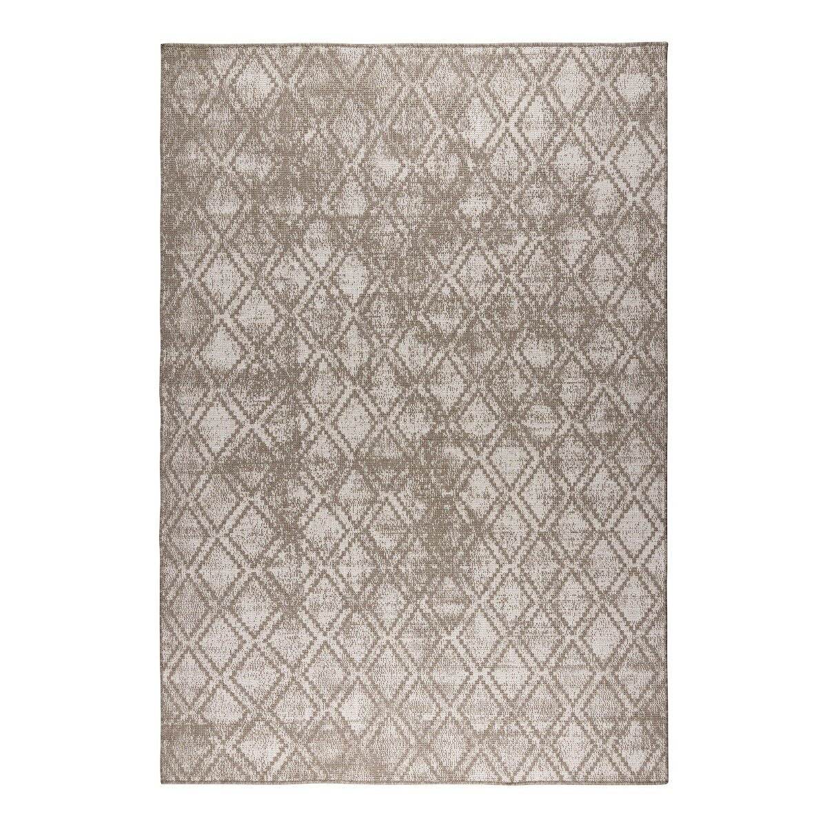 Eva Interior Buiten vloerkleed Frost - Bruin/grijs