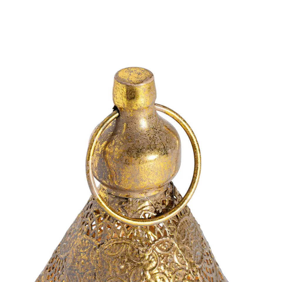 Qazqa solar lamp mowgli goudkleurig e27