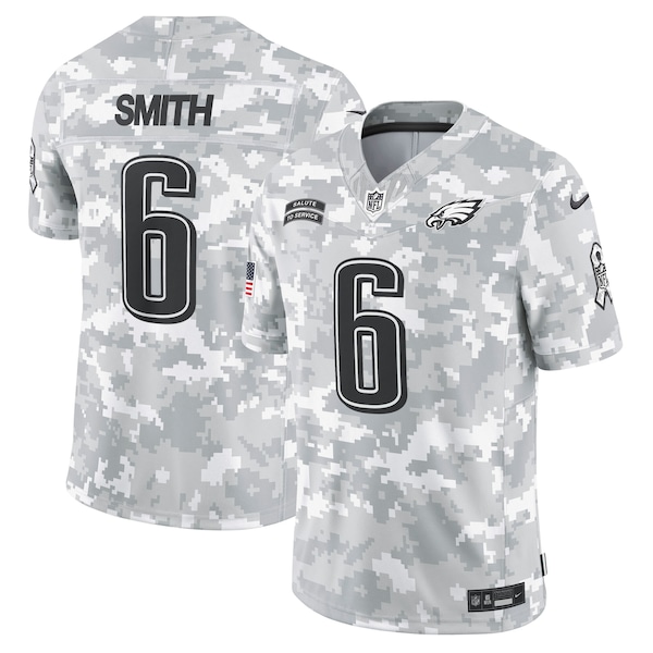 DeVonta Smith Philadelphia Eagles Nike 2024 Salute to Service Limited Jersey - Arctic Camo