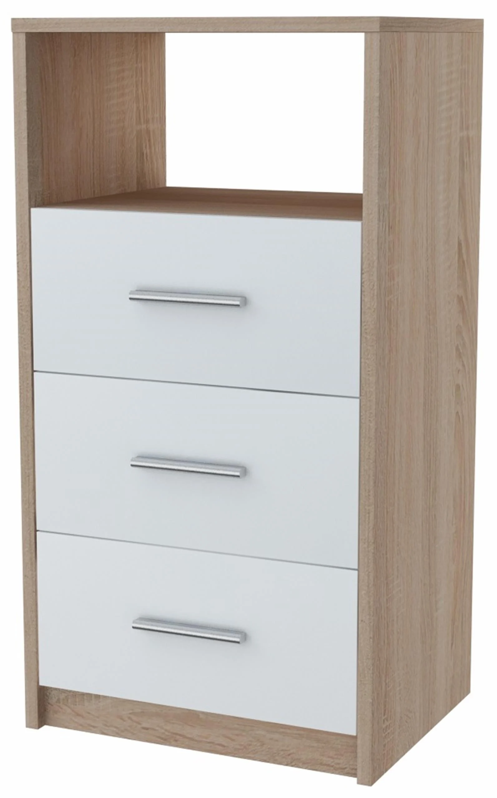 Komoda szafka 3SO BIAŁY-SONOMA 40cm regał szuflady