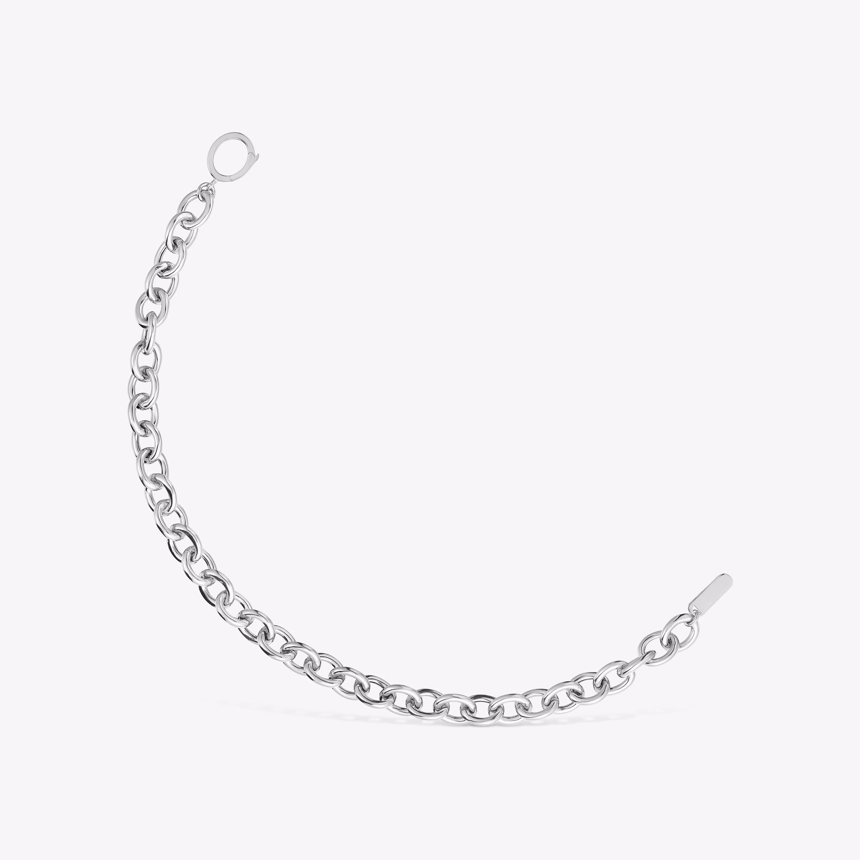 Pulsera cadena de plata Basicos