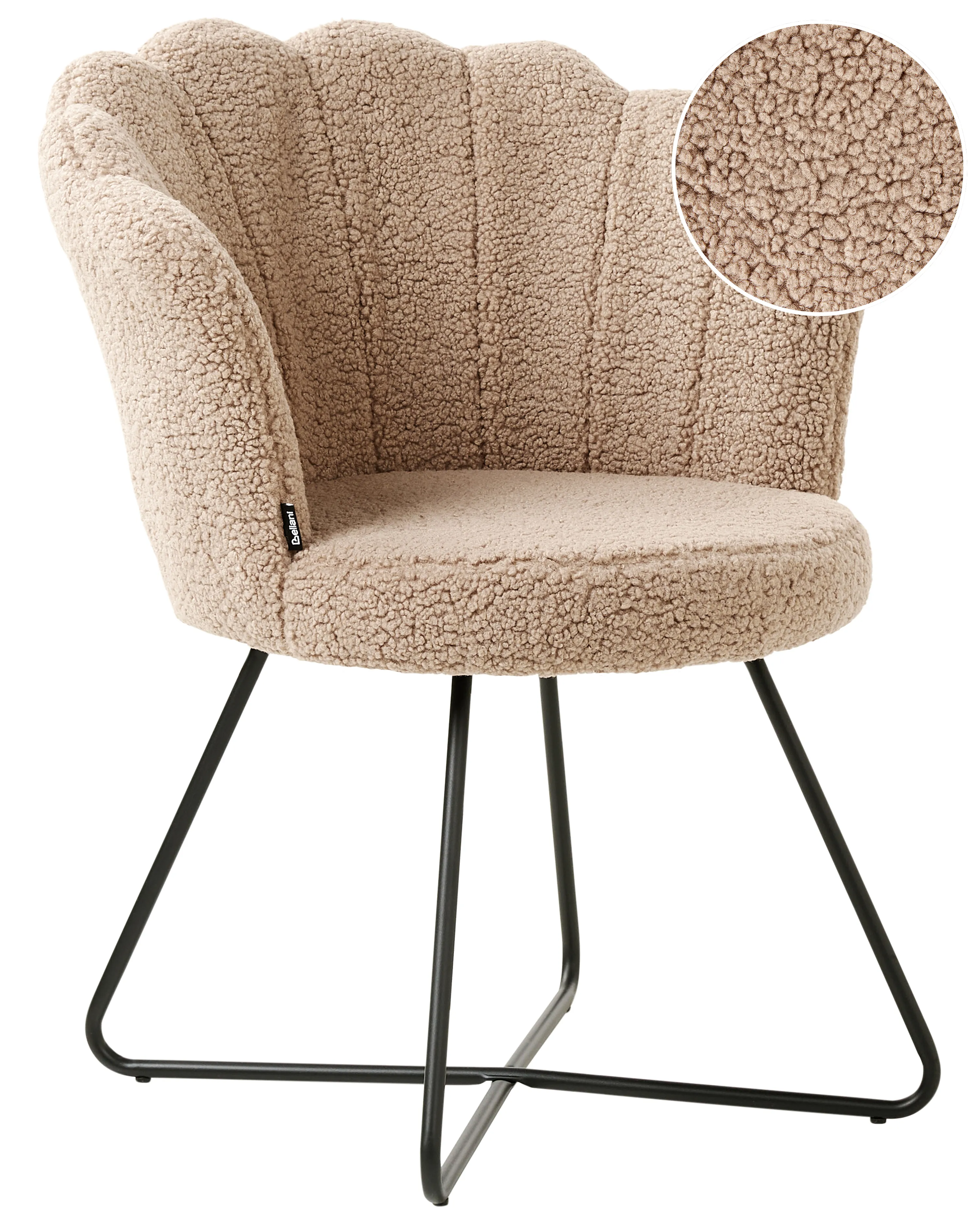Armchair LOVELOCK Boucle Beige