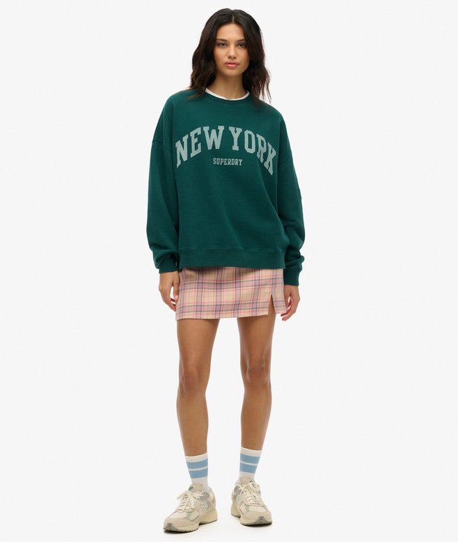 Athletic Essentials Oversized Crew Sweatshirt