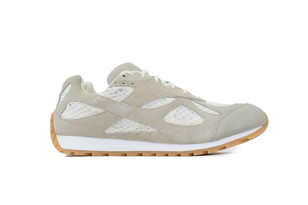 Bottega Veneta Orbit Sneakers Suede Gray