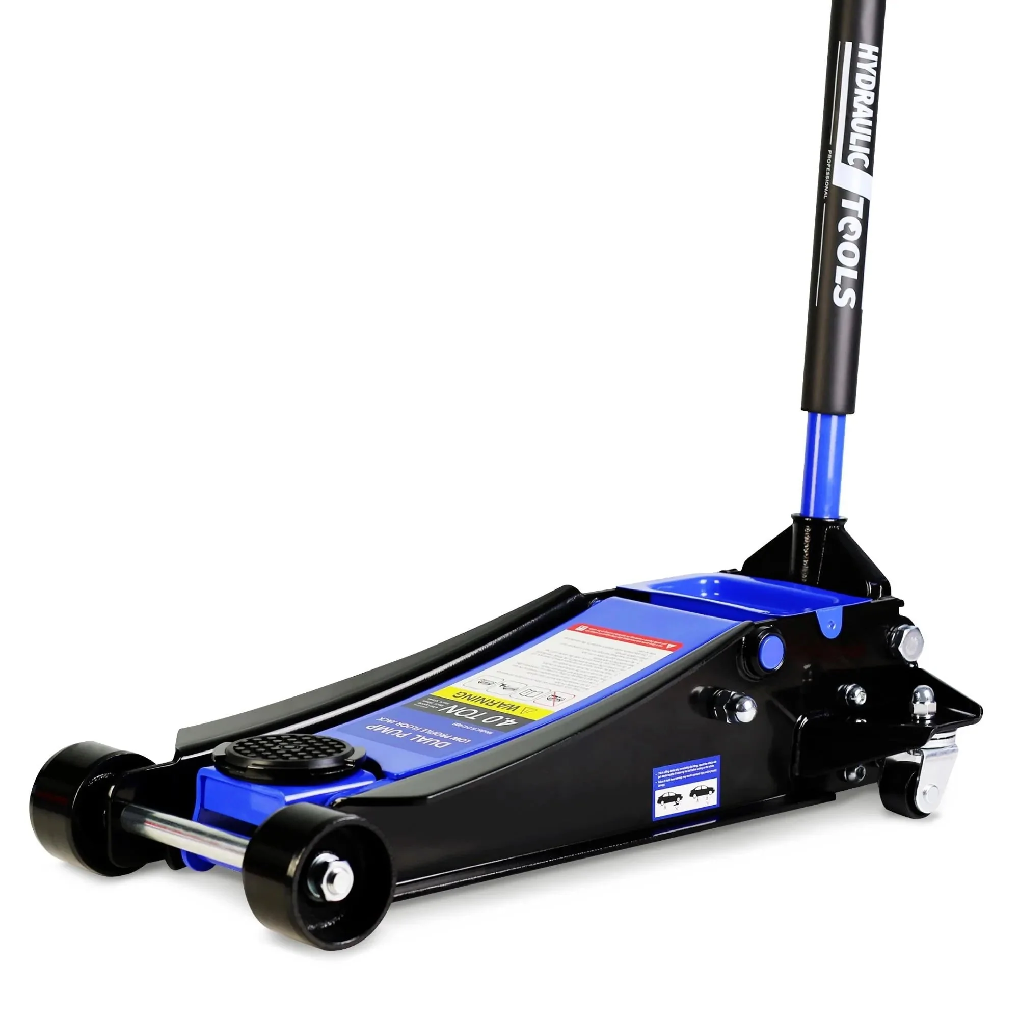 4-Ton Floor Jack, Low Profile Car Jack, Heavy-Duty Trolley Jack Car Lift with Dual Pump Pistons, Lifting Range 4-21, 8000LBS