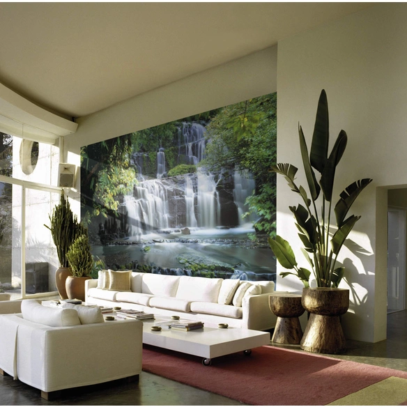 Papiertapete »Pura Kaunui Falls«, Breite: 368 cm, inkl. Kleister