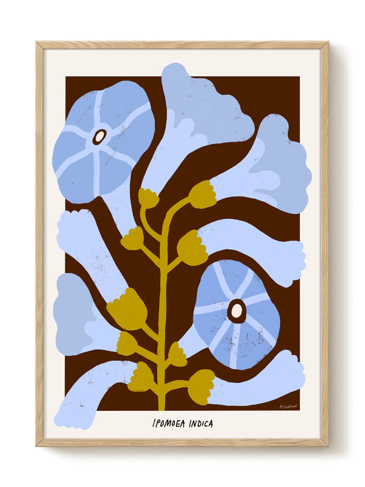 Madelen - Ipomoea Indica - PSTR studio Kunst Poster