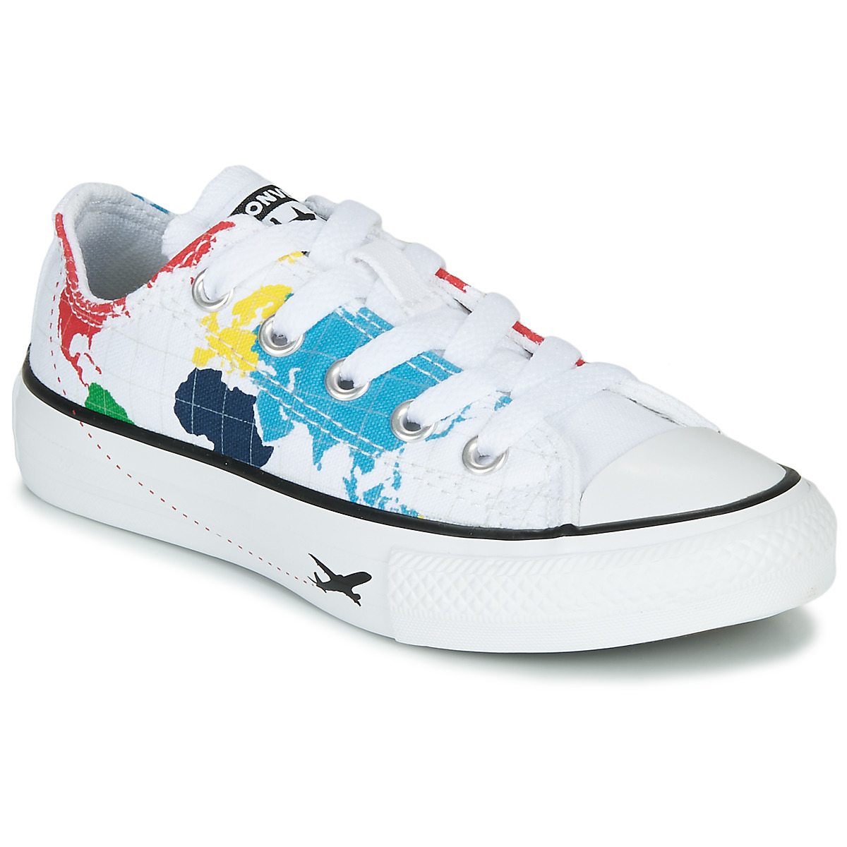 Converse - CHUCK TAYLOR ALL STAR - OX - White / Multicoloured