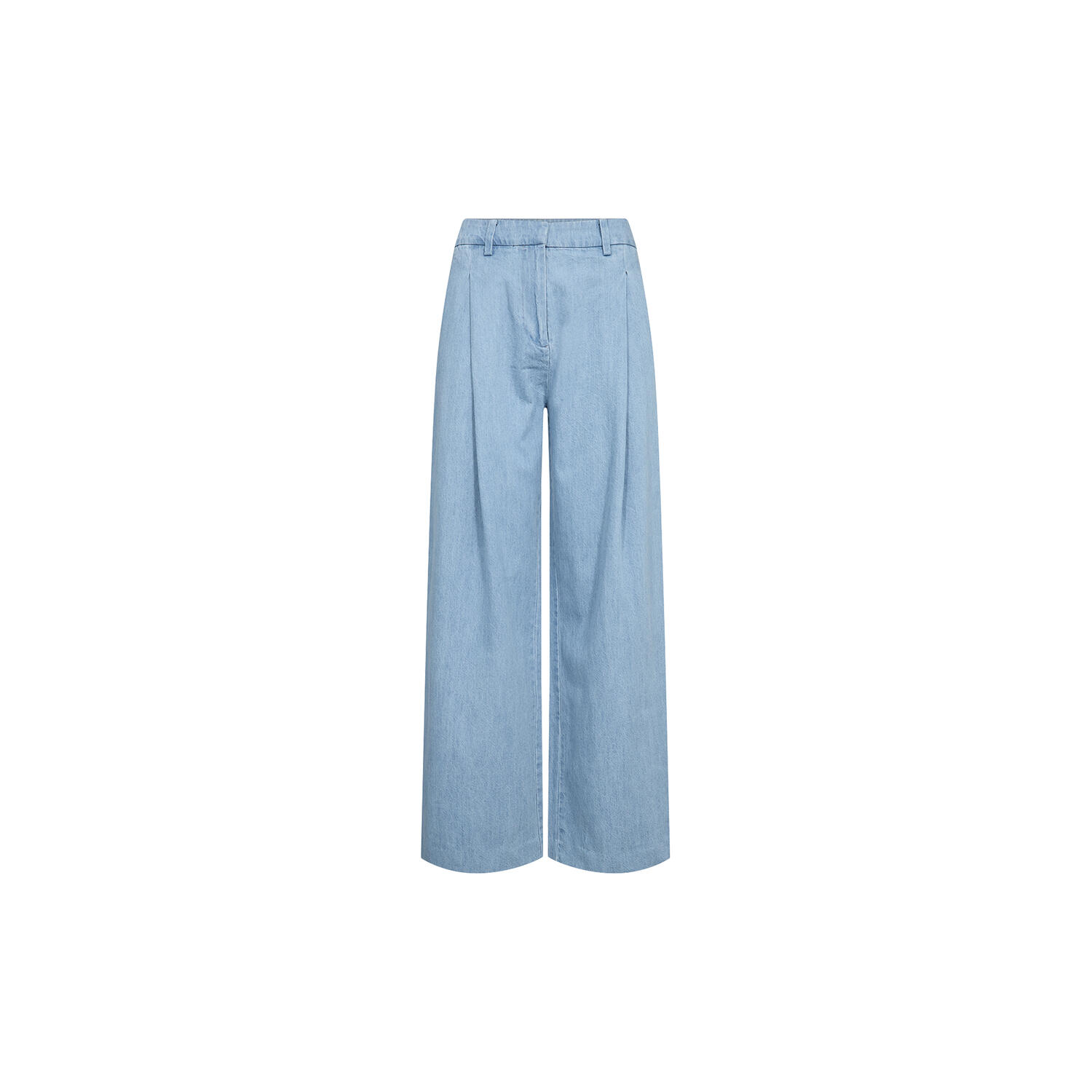 LR-PIETTA 5 Bukser, mid blue denim