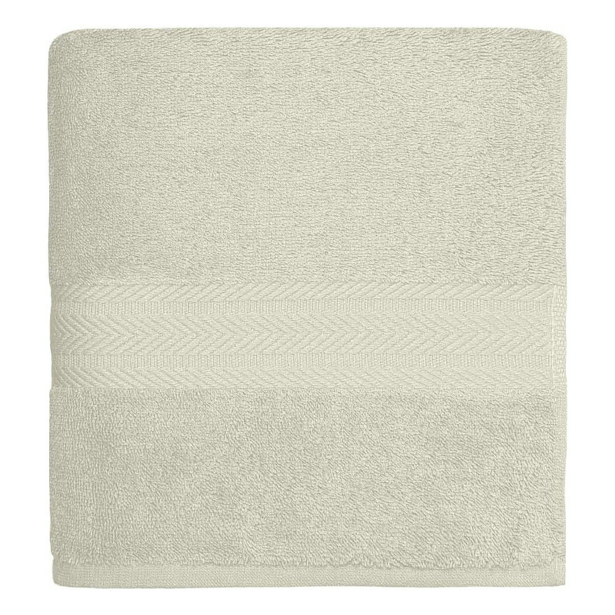 LUXURY - Drap de bain 550gr/m²  ecru 70x140 cm