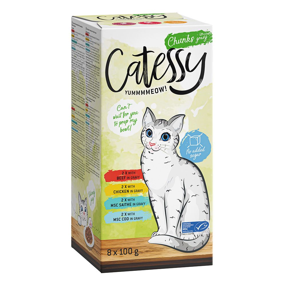 Catessy Trays Mixed Packs 8 x 100g