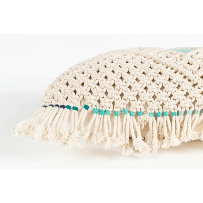 EVI - Coussin en tissu ivoire