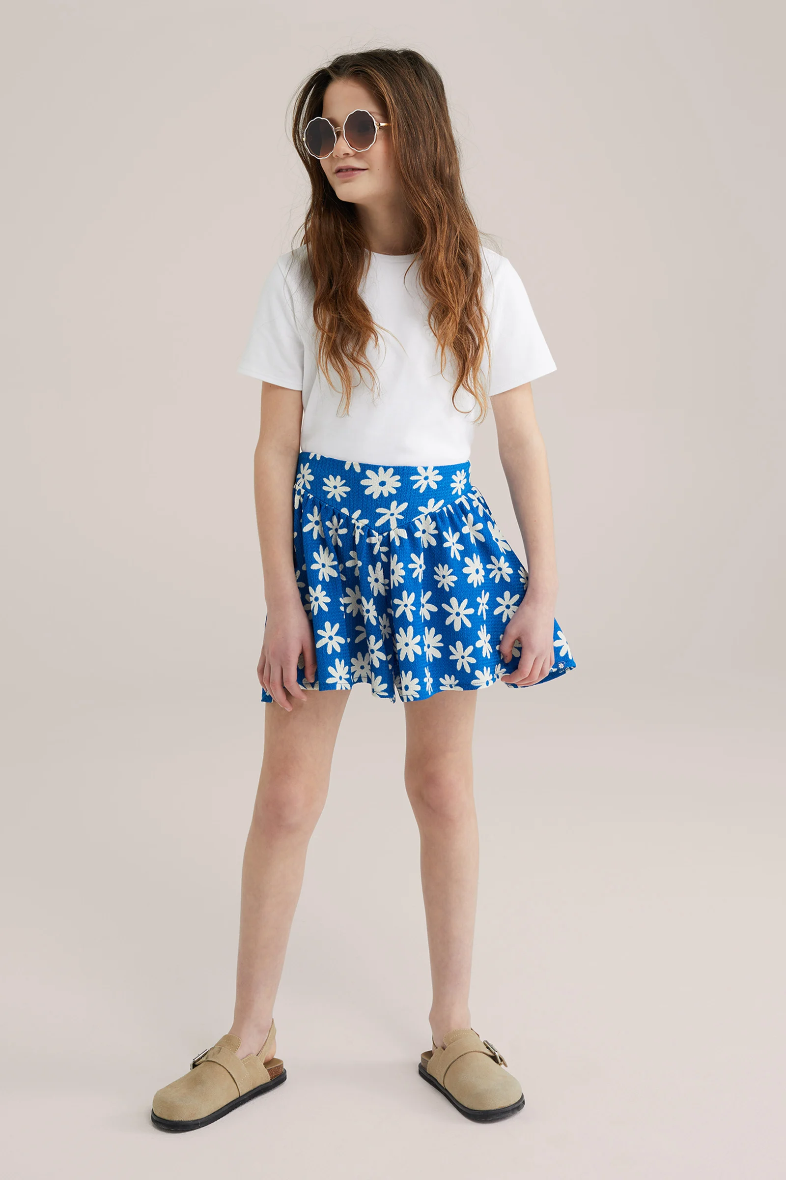 Meisjes short met print