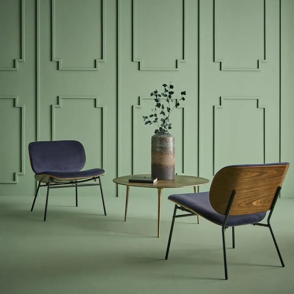 Calicosy - Fauteuil Serge - Blauw - 68x62x65 cm