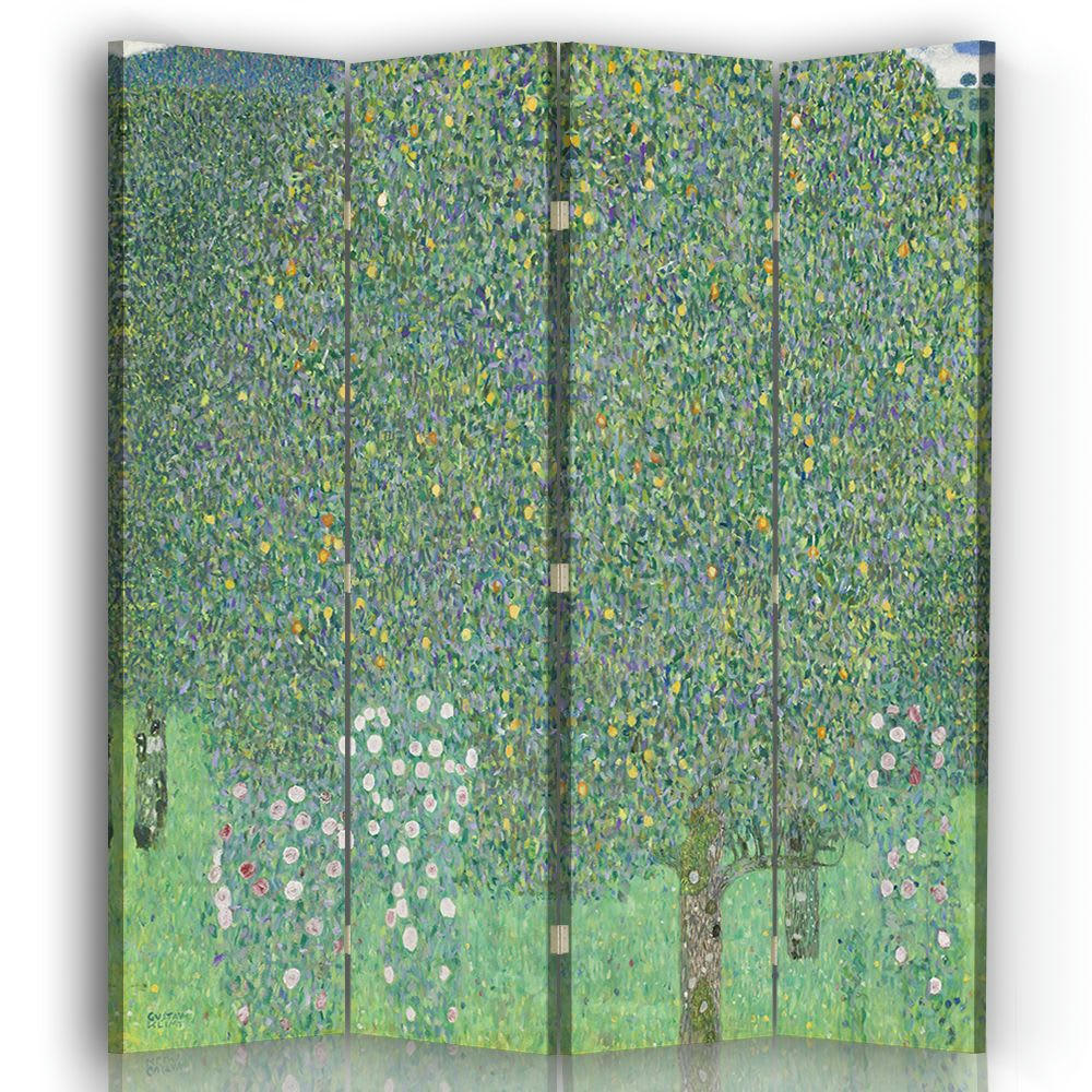 - Paravent Rosiers Sous les Arbres - Gustav Klimt cm 145x170 (4 volets)
