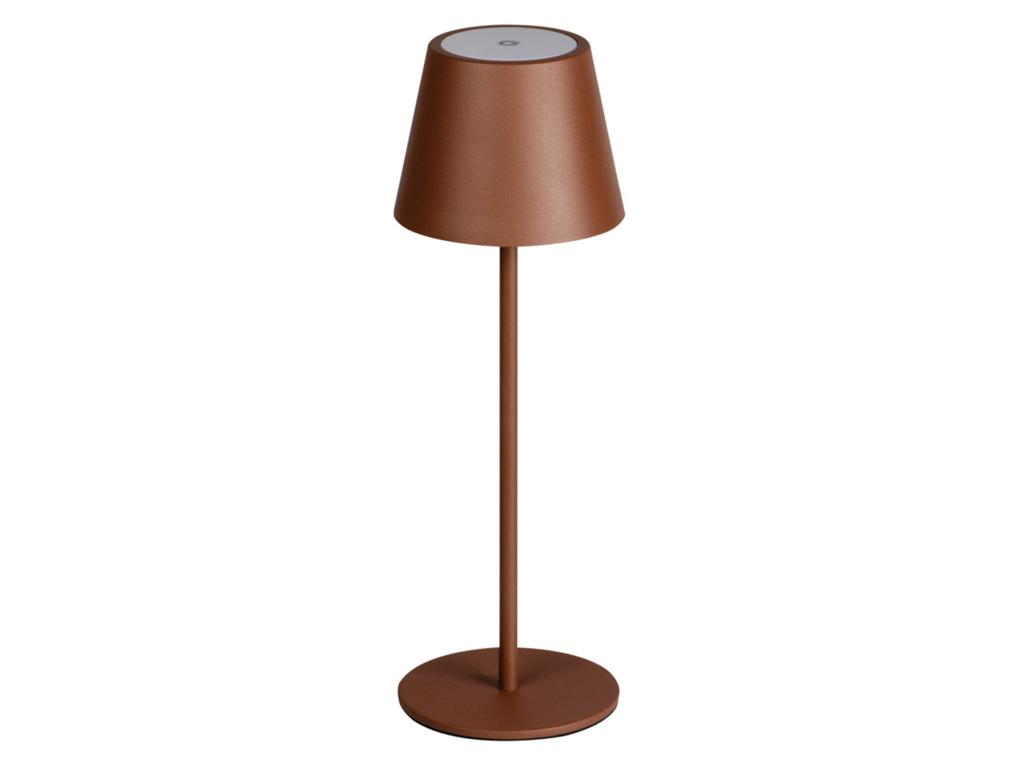 Lampka biurkowa Inita LED aluminiowa brązowa