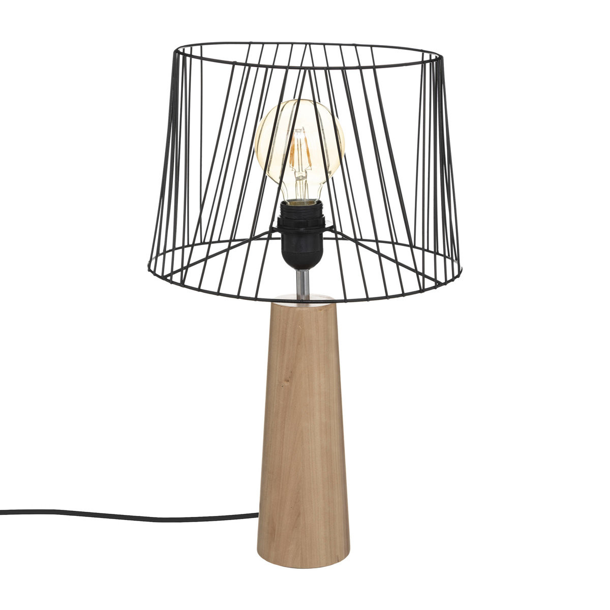 Lampka stołowa industrialna JOE, 46 cm