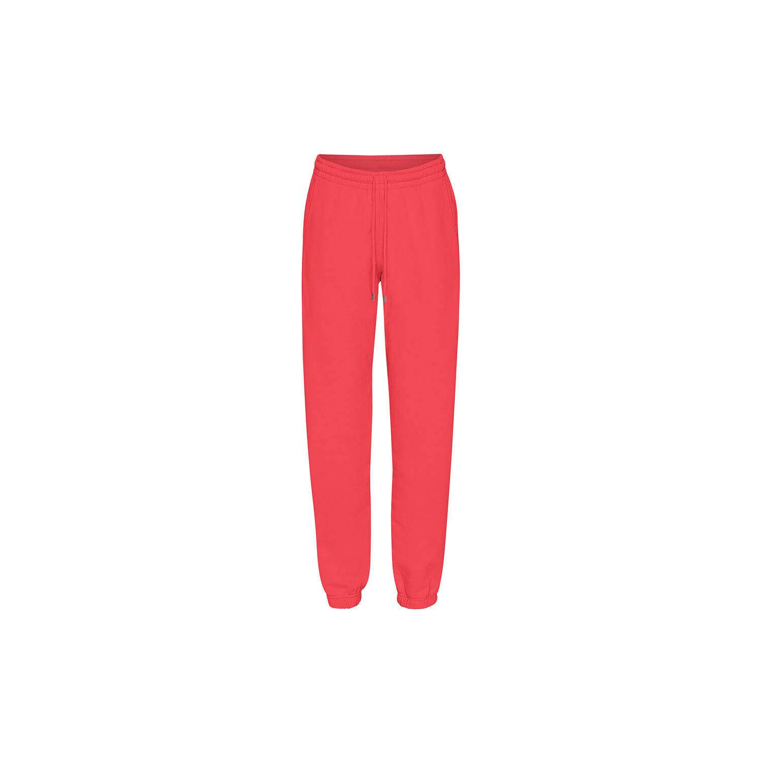 Organic Sweatpants, red tangerine