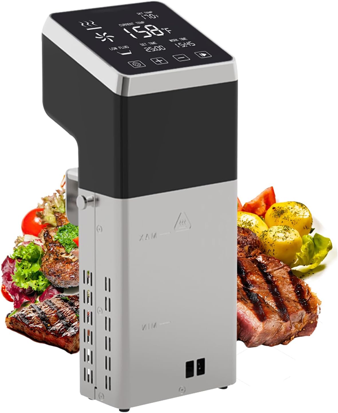 Commercial Sous Vide Precision Cooker 1400W | Fast-Heating Immersion Circulator | Thermal Sous Vide Machine with Accurate Temperature & Timer | IPX7 Waterproof | Quiet | For Restaurants & Home Kitchen