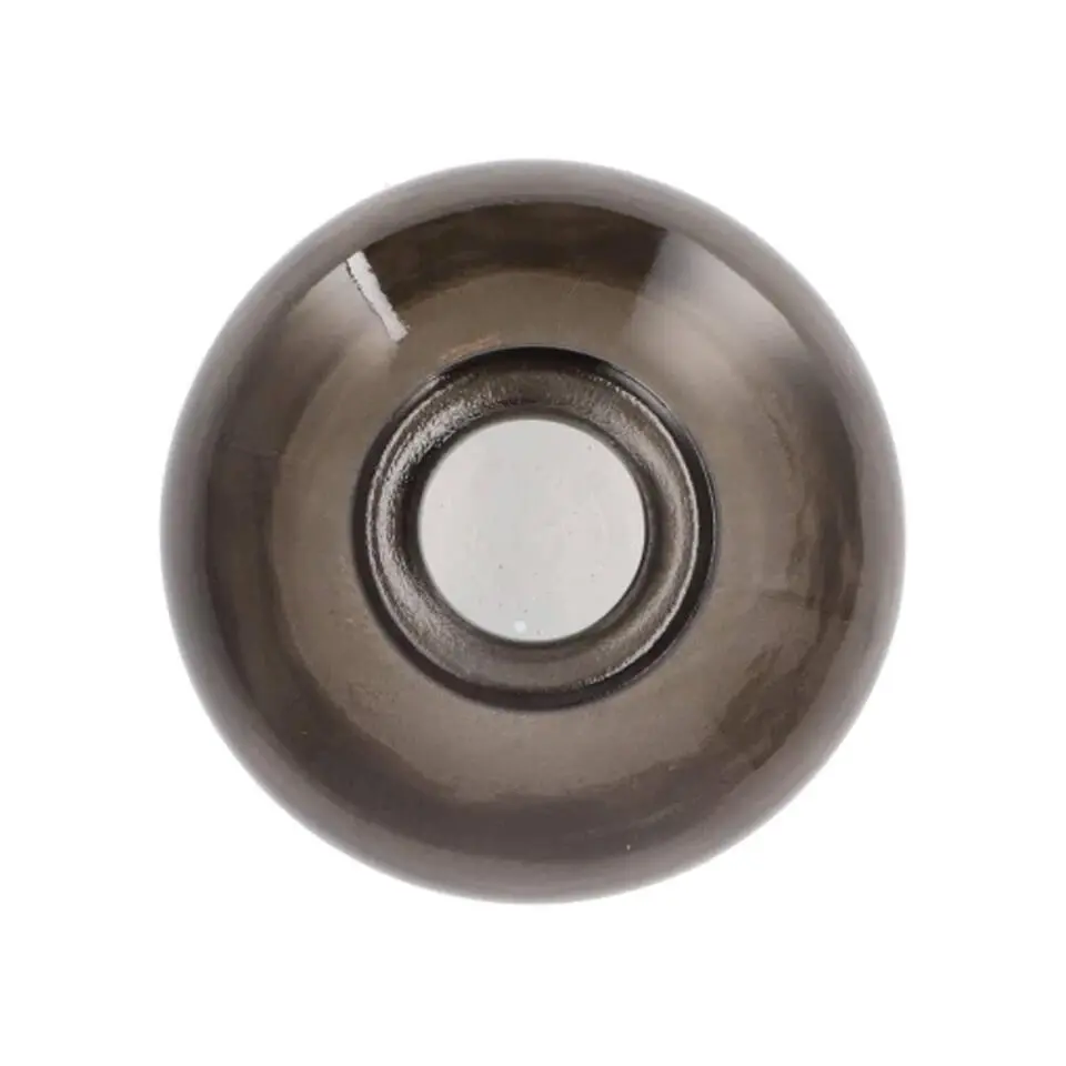 DK Design Bloemenvaas fles model - zwart - D11 x H17 cm