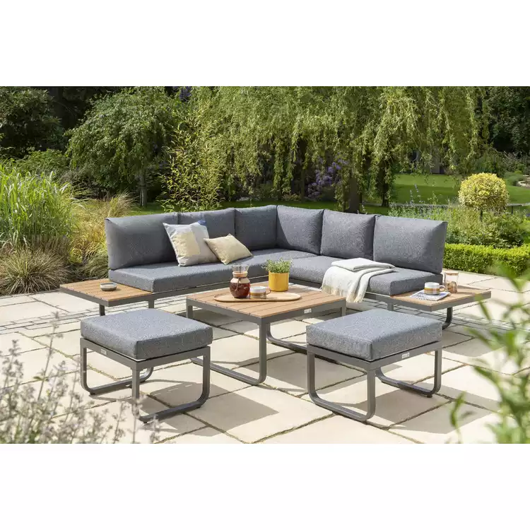 Norfolk Leisure Billingford 7 Seater Garden Corner Sofa Set