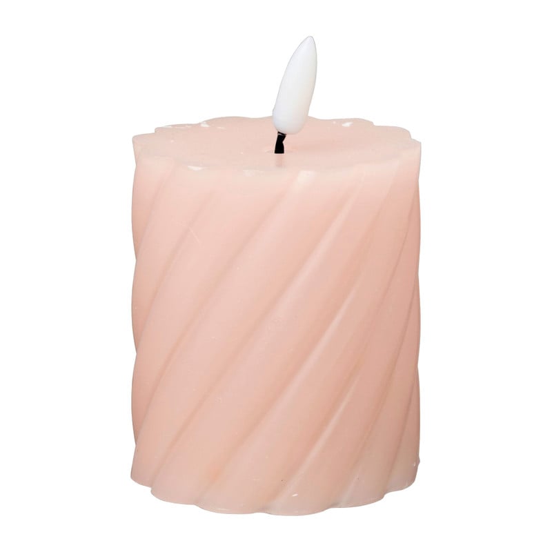 LED stompkaars klein twist - roze - &Oslash;7x8 cm