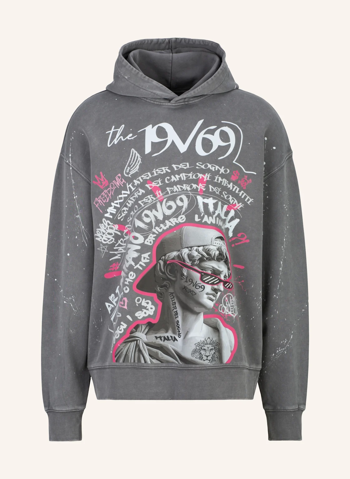 19V69 ITALIA Hoodie Quentino Graffiti
