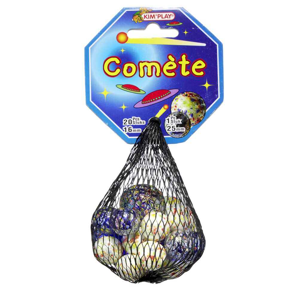 Bille en verre x20   1 boulard Comète