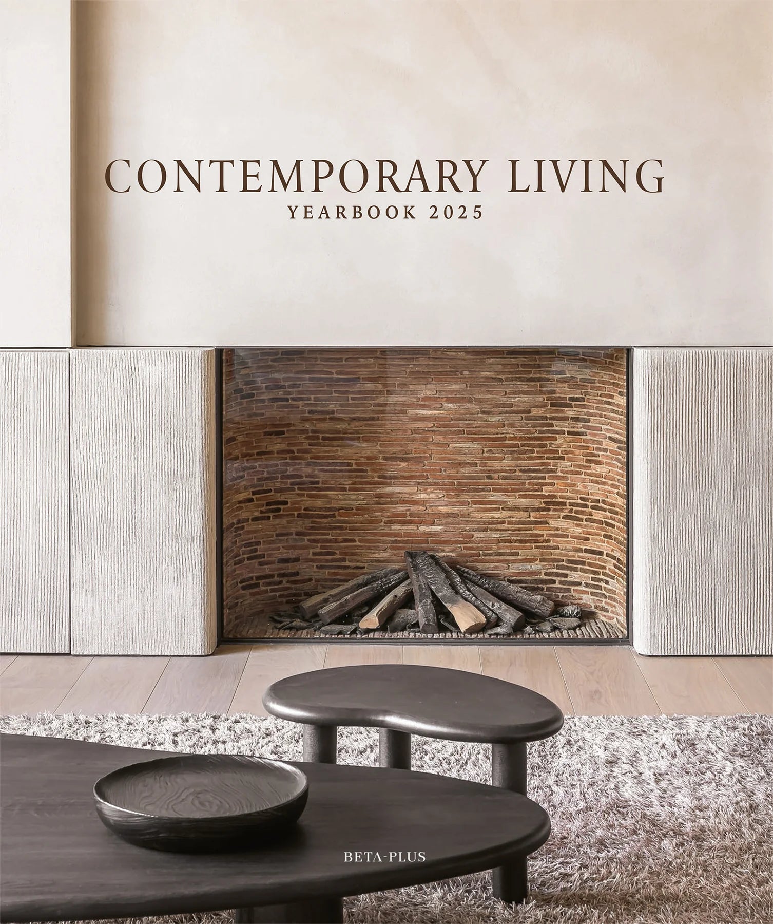 New-Mags koffietafelboek Contemporary Living Yearbook 2025 - beige - 22.5 x 5 x 27