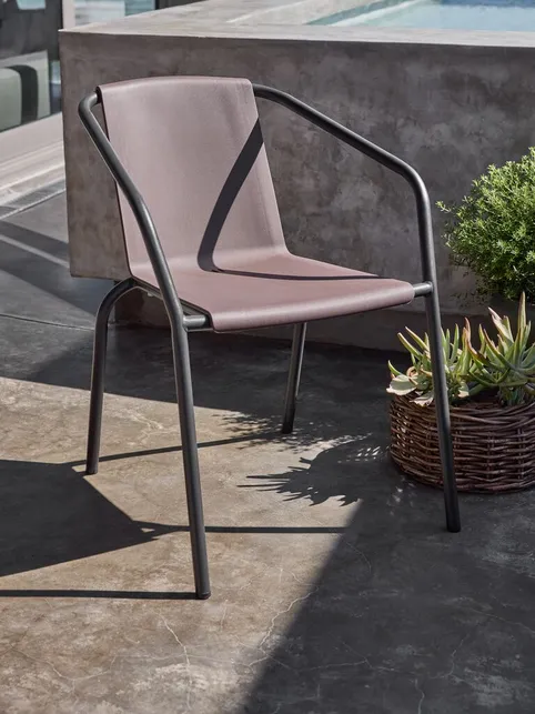 Stabelstol MODUM aubergine
