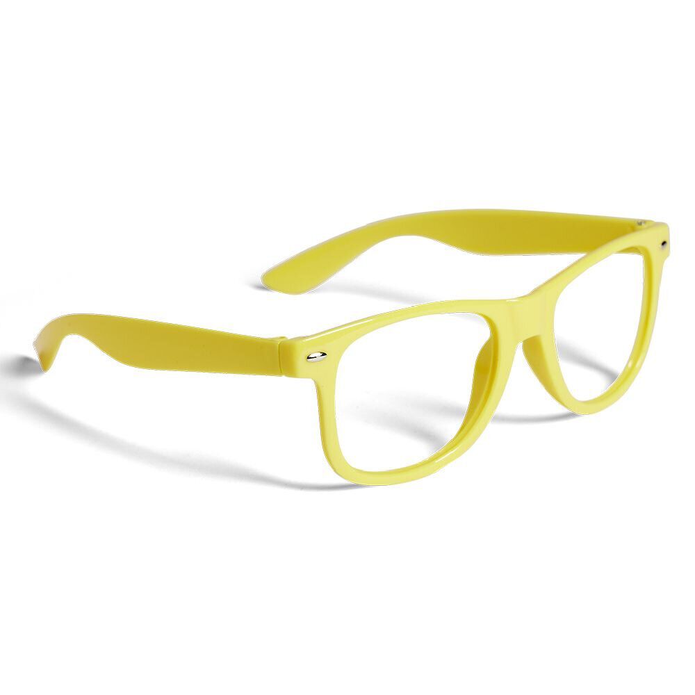 Lunettes sans verre fluo (4 modèles)