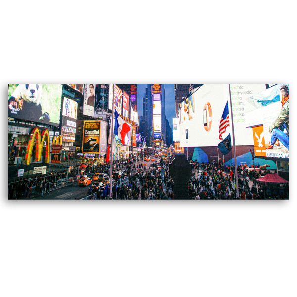 Feeby Obraz na płótnie, Times Square Nowy Jork 90x30