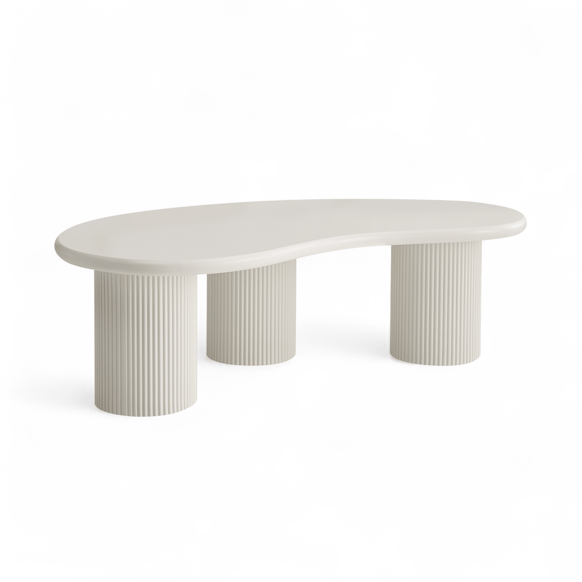Furnhouse salontafel Wave - Crème wit - Ø 130 cm