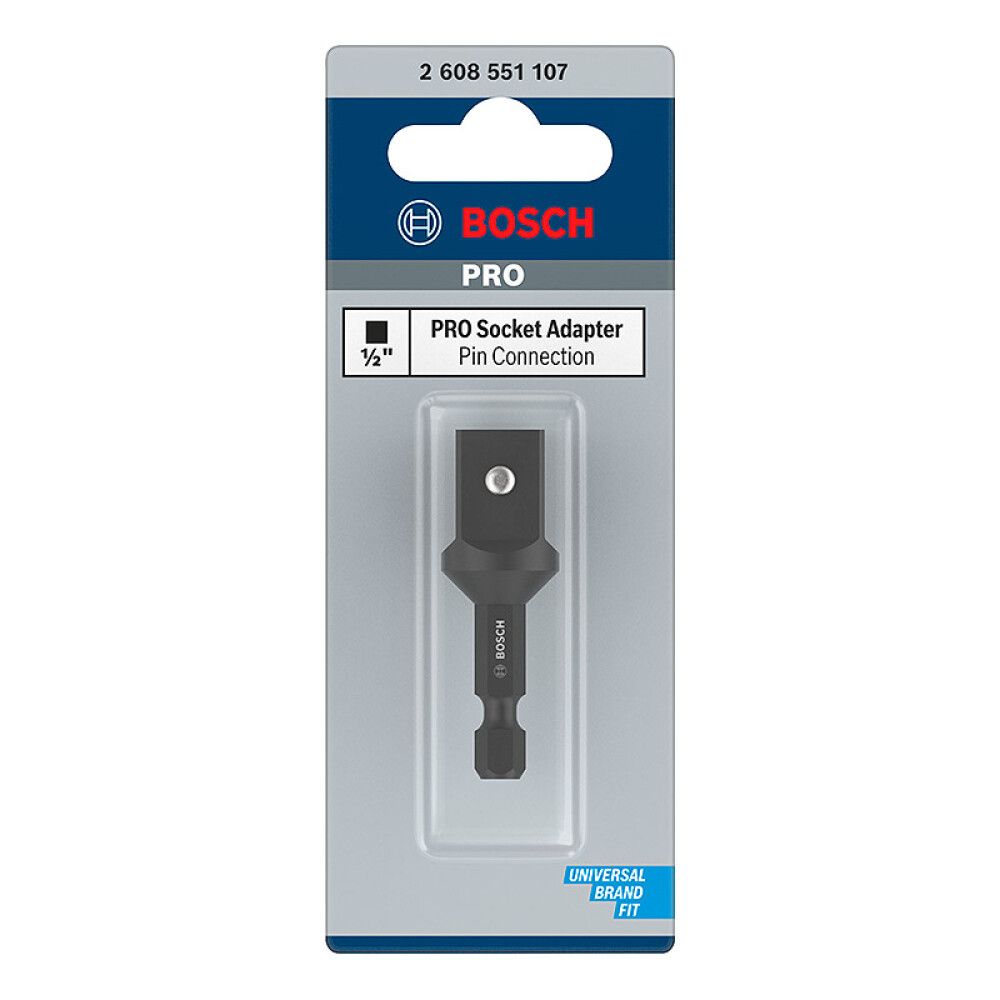 ADAPTER BOSCH TIL HYLSE 1/4" 1/2"