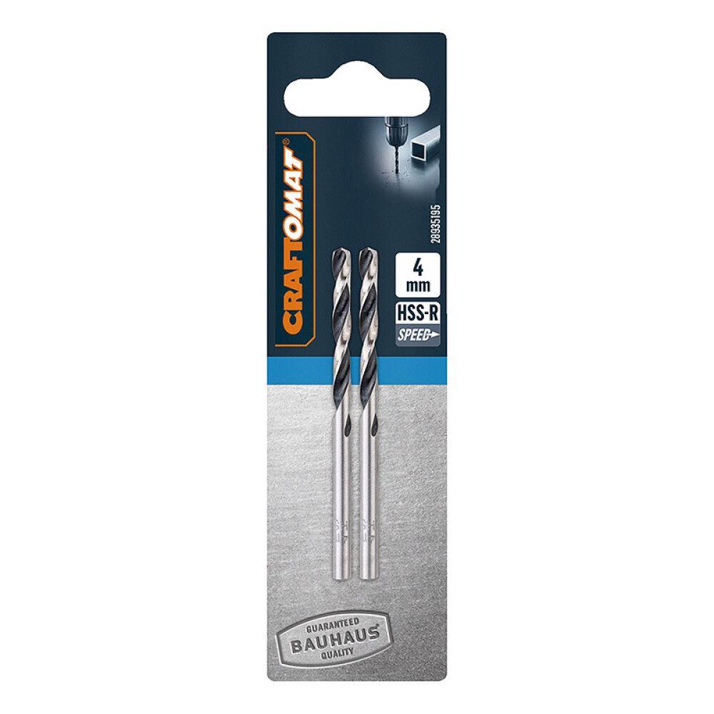 BORSETT CRAFTOMAT HSS-SPEED 4,0MM 2 DELER