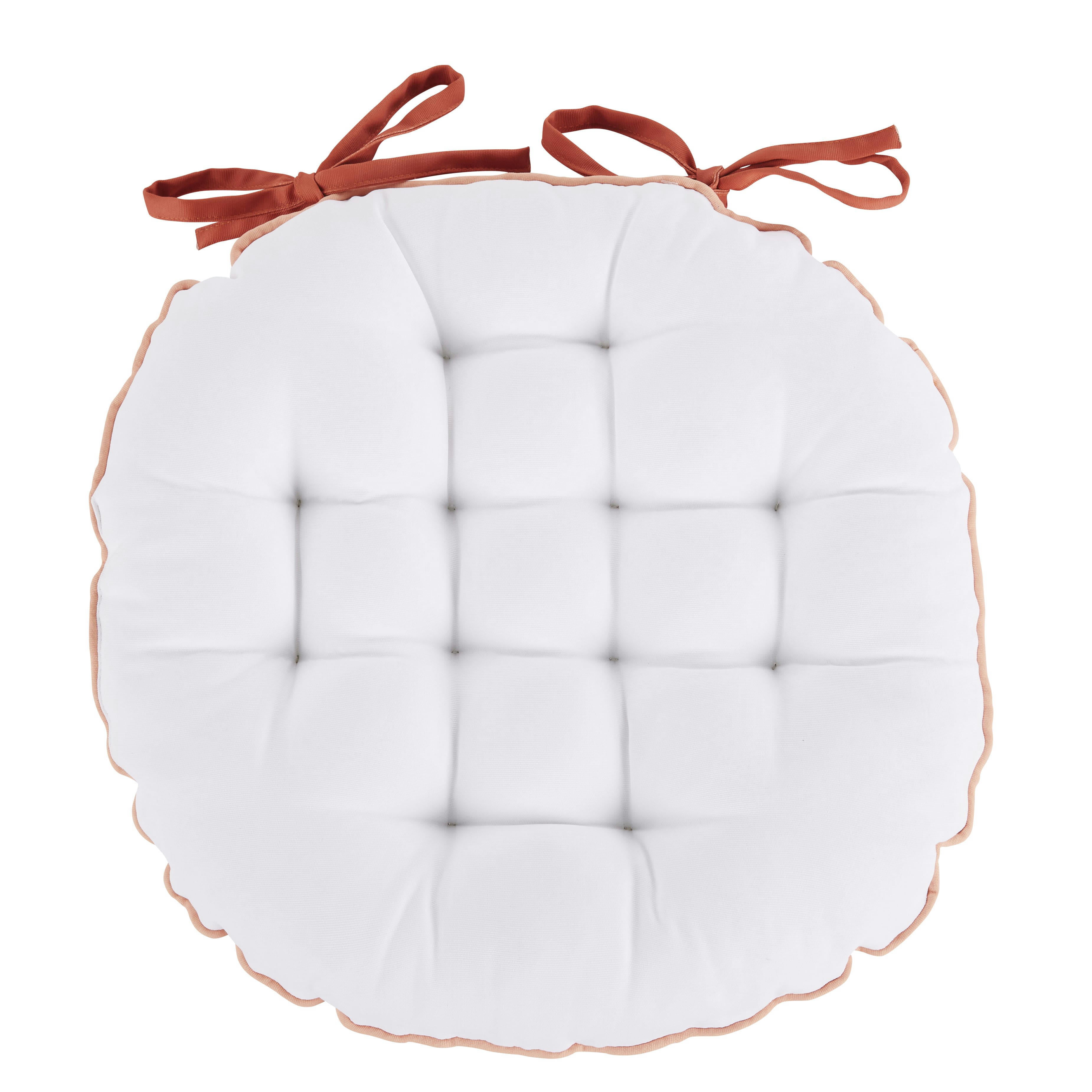 SENNEN - Galette de chaise terracotta D40