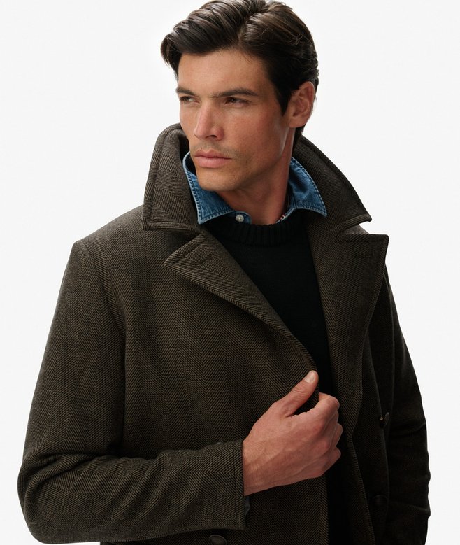 The Merchant Store - Wool Blend Long Coat