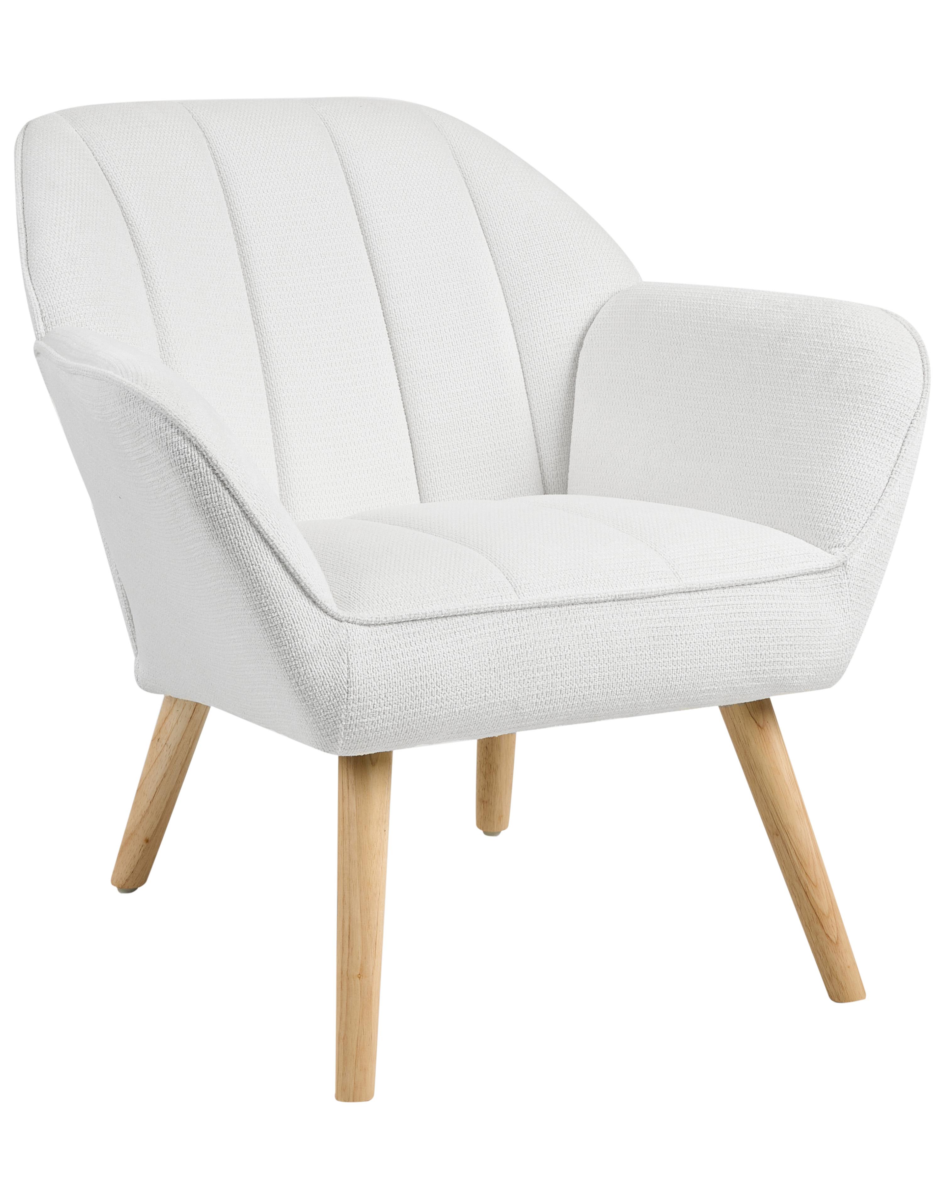 Armchair TORUD Fabric White
