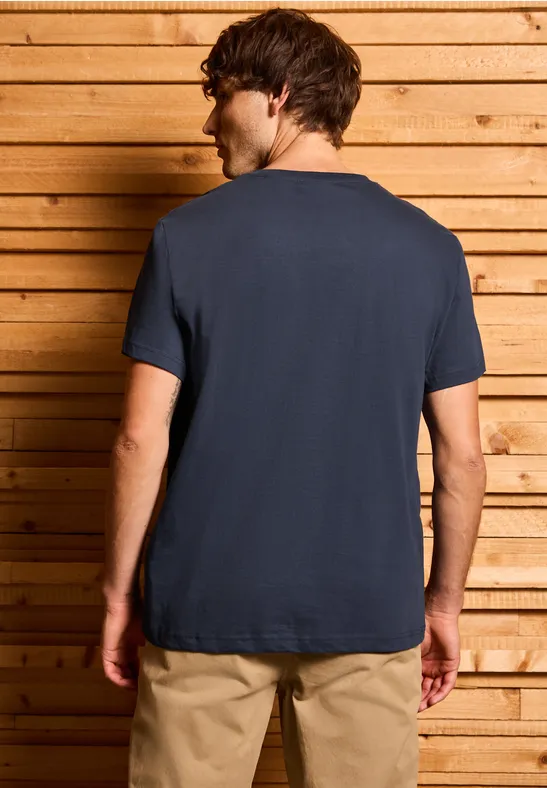 T-Shirt mit Streifen-Print