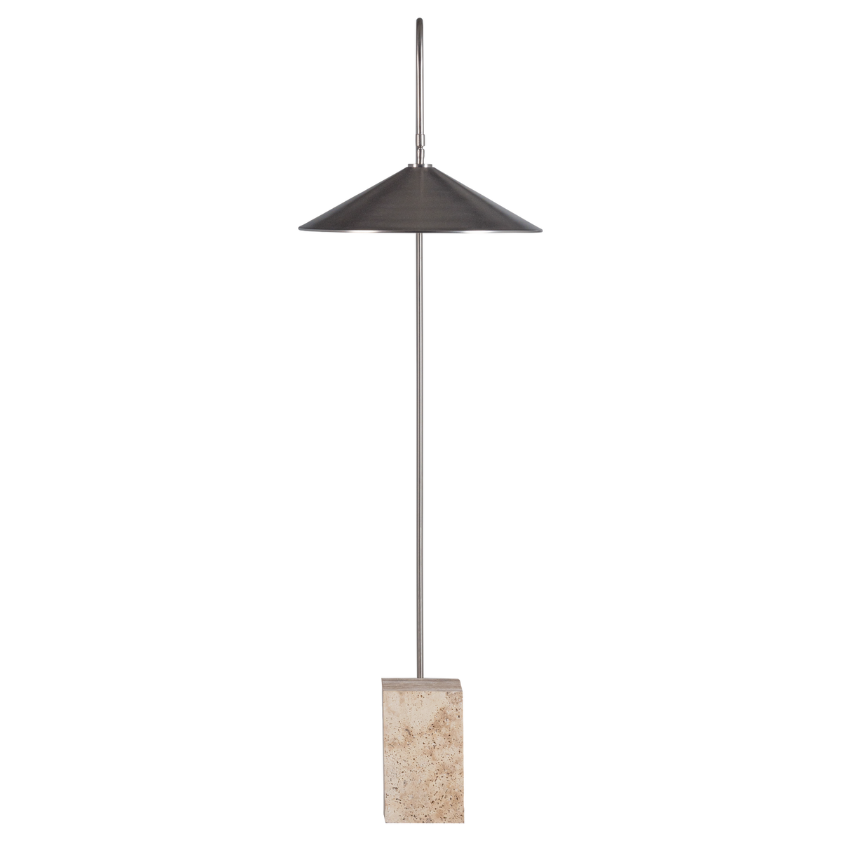 WOOOD vloerlamp Korn - Metaal - Chrome - 182x124x25