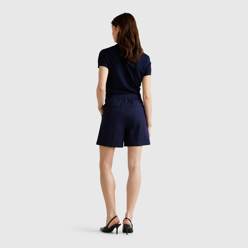Bermudas in stretch cotton