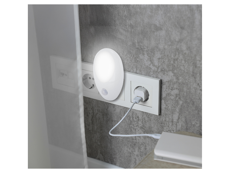 Lampka dziecięca nocna Lulek LED z neutralną barwą światła biała
