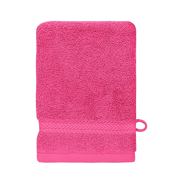 Lot de 3 gants de toilette 550 g/m² Rose Indien 16x22 cm LUXURY