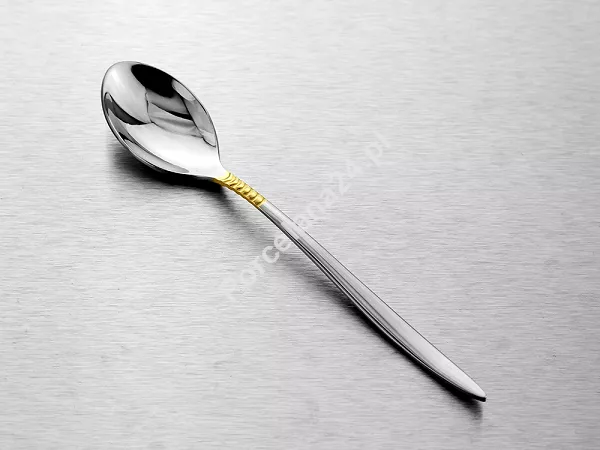 Komplet sztućców 24 cz. na 6 osób Hisar - Mamba Gold (4.0/3.0mm) złocone