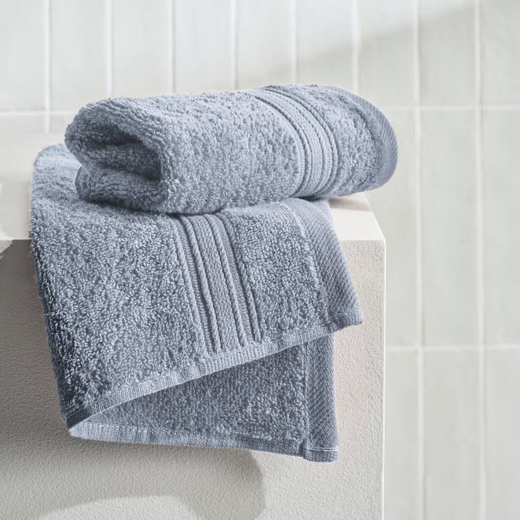 Habitat Supersoft Cotton 2 Pack Face Cloth - Rustic Blue