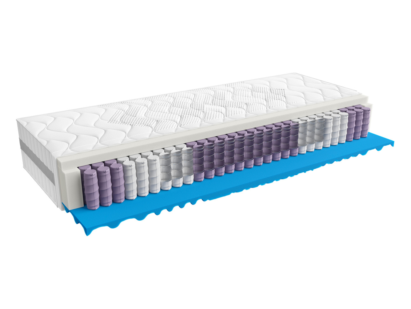 Materac sprężynowy kieszeniowy Deep Rest 90x200 H3/H4