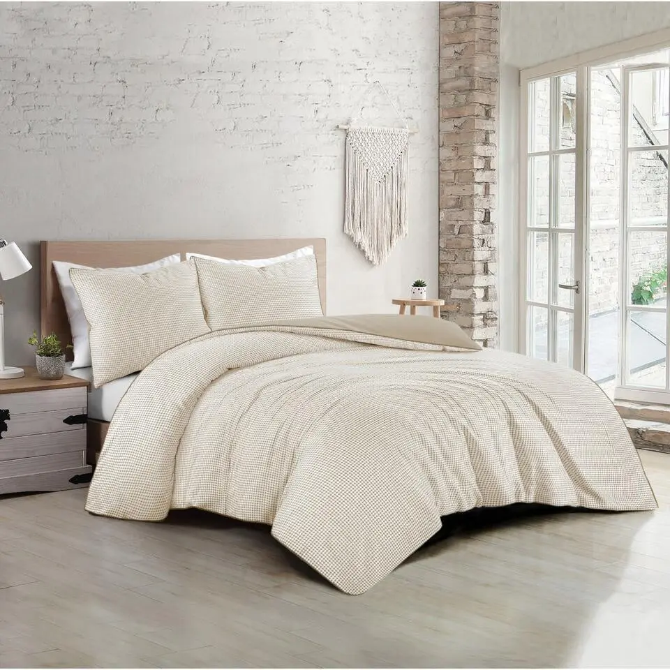 Papillon Joep Dekbedovertrek - Lits-jumeaux - 240x200/220 cm �?Zand