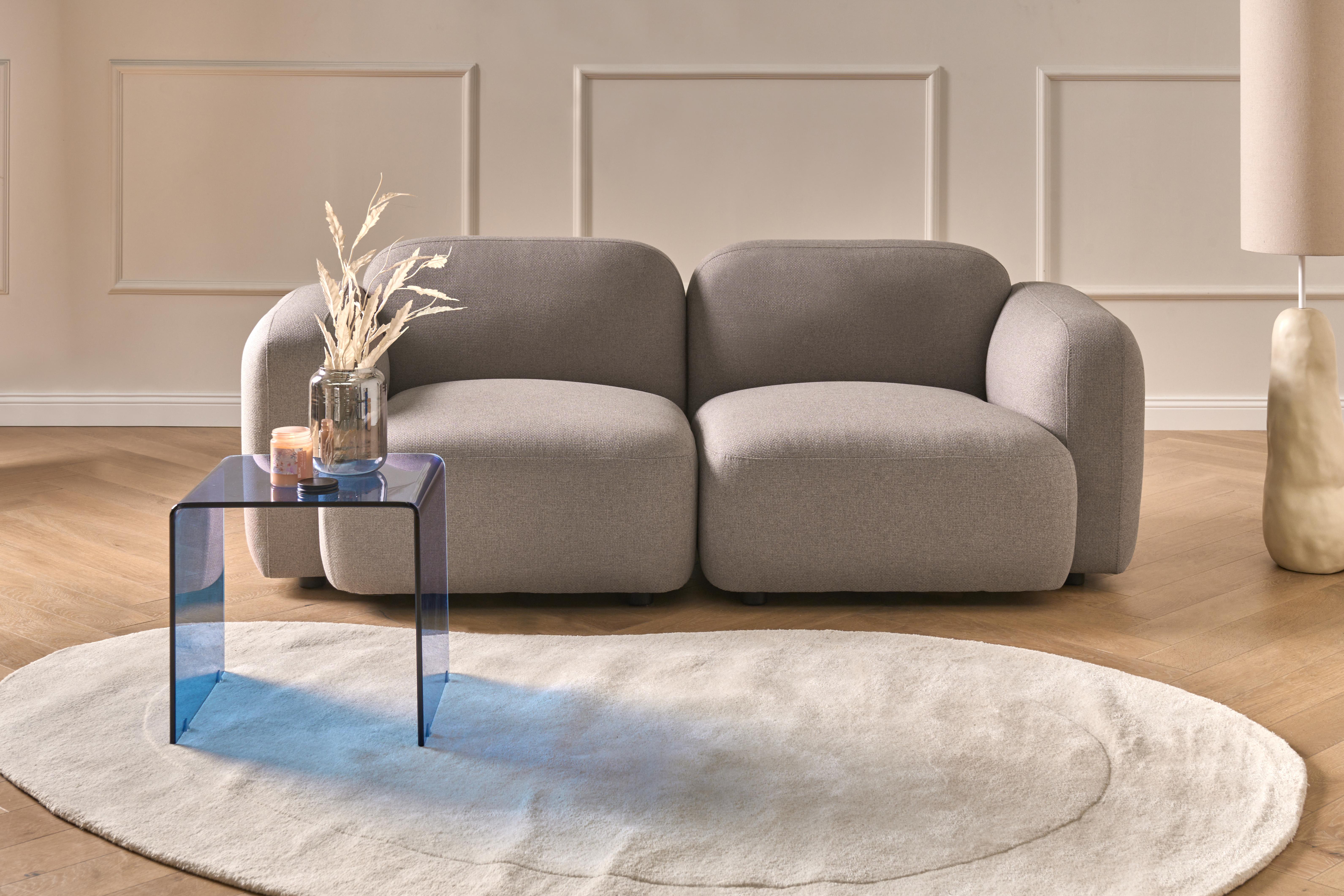 Sofa 3 Seater AFOSS Fabric Taupe